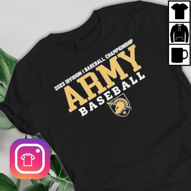 Official 2023 Division I Champions Baseball Army Black Knights Baseball shirt