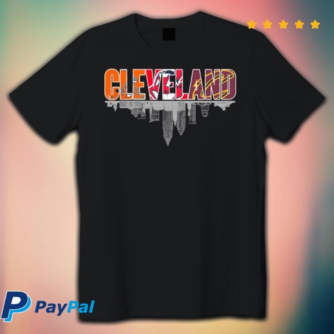 Cleveland Browns Cavaliers Guardians City Champions Skyline Shirt