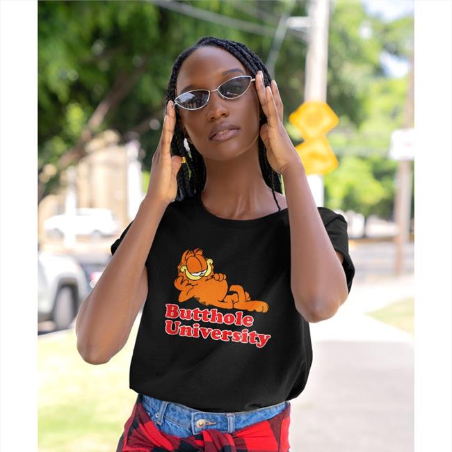 Garfield Butthole University T Shirt