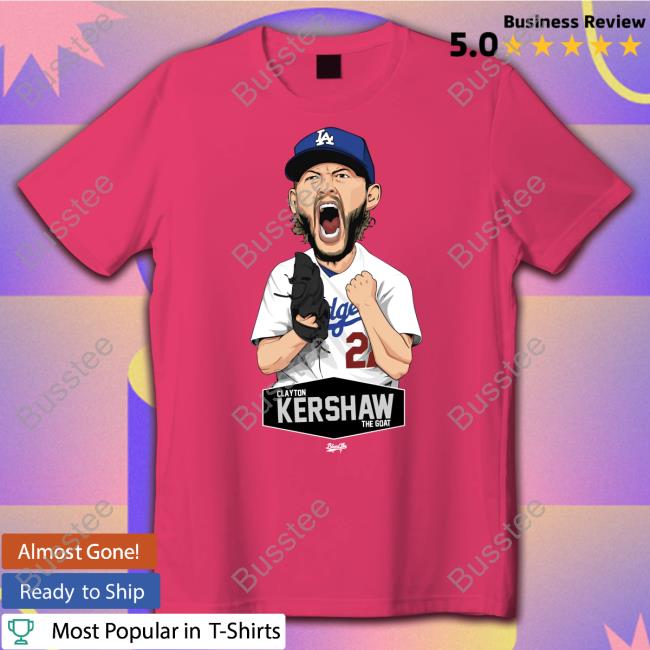 Clayton Kershaw The Goat Tee Bleedlos
