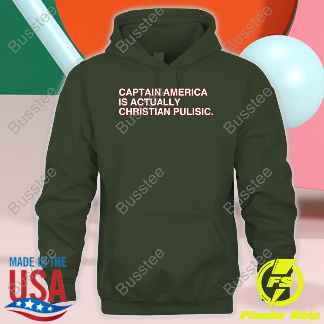 Obvious Shirts Merch Captain America Is Actually Christian Pulisic Tee Shirts Obviousfacts