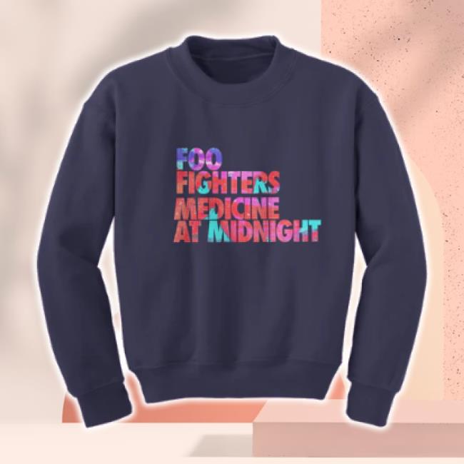 Original Foo Fighters Merch Store Foo Fighters Stacked Album Crewneck Sweaters Foofighters Shop