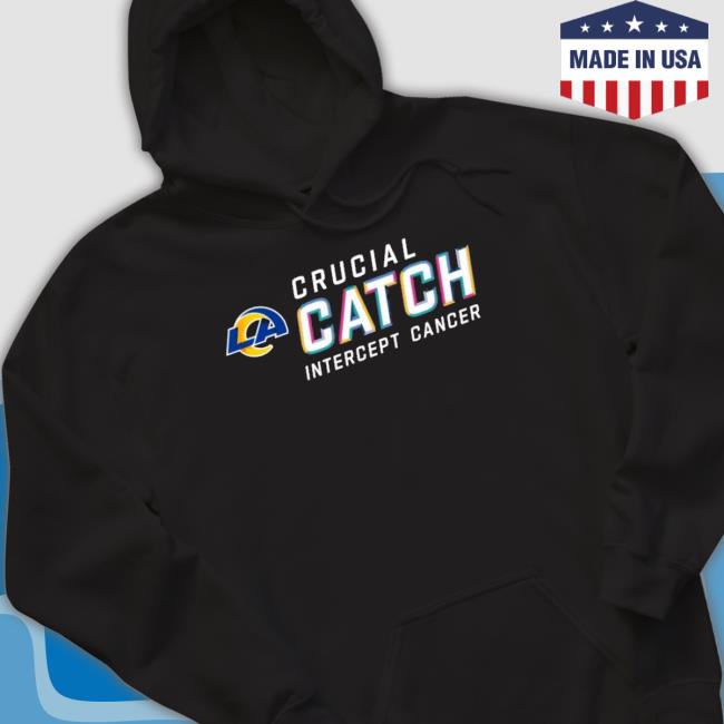 Los Angeles Rams Crucial Catch Intercept Cancer 2023 Sweater Los Angeles Rams Crucial Catch Intercept Cancer 2023 shirt