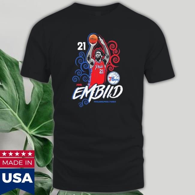 Joel Embiid Philadelphia 76Ers Fanatics Branded Competitor 2023 T-Shirt