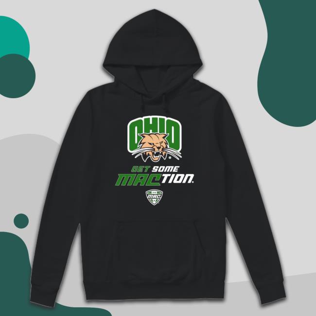 Ohio University Bobcats Ncaa Maction Logo Long Sleeve Shirt Ohio University Bobcats Ncaa Maction Logo Hoodie
