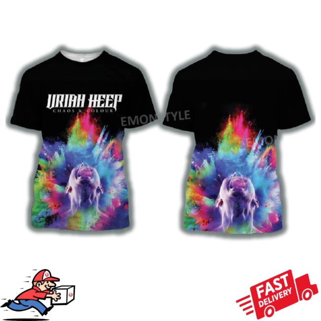 Uriah Heep Chaos And Colour Album Cover 3D T-Shirt