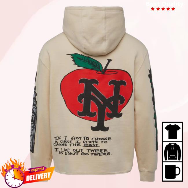 Official Fresh Society Homme + Femme Cali to NYC Crew neck Sweatshirt Tan