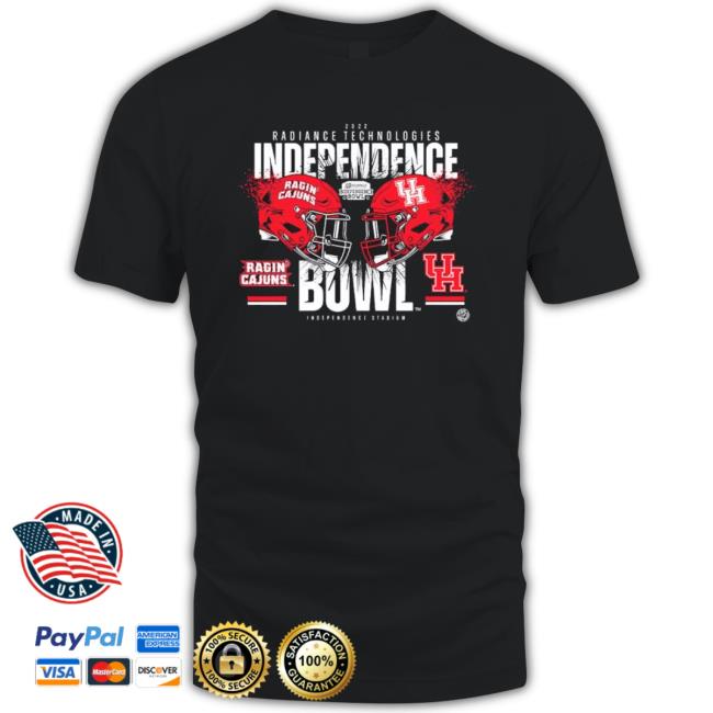 Independence Bowl Game 2022 Houston Cougars Vs Louisiana Ragin Cajun Hooded Sweatshirt