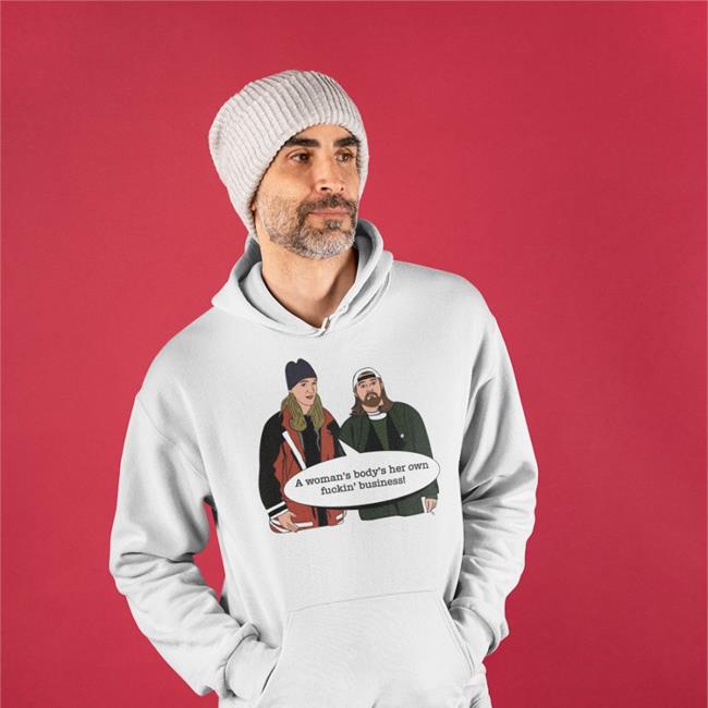 A Woma's Body's Her Own Fuckin' Business Hoodie