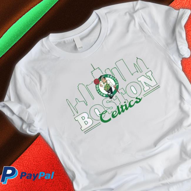 Women's Sportiqe Cream Boston Celtics Downtown Boston Ashlyn Crew Neck Pullover Shirt