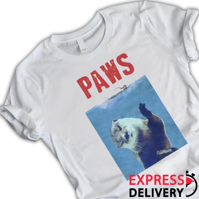 Official Jaws Paws Otter Crewneck Sweatshirt Official Jaws Paws Otter Hoodie