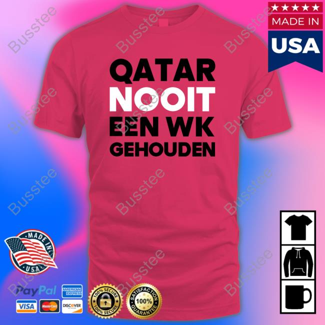 Rob Scheepers Qatar Nooit Een Wk Gehouden Shirt Robscheepers