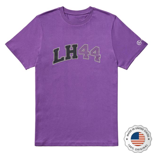 Official Lewis Hamilton Merch Store Lewis Hamilton Logo Long Sleeve Tee Shirt Purple LewisHamilton Shop