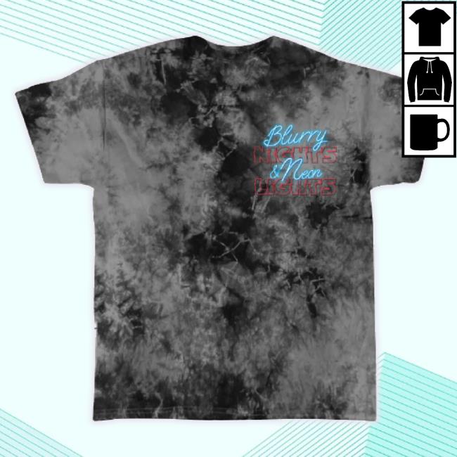 Official Lindafinegold Merch Store Assholes Live Forever Blurry Nights Foggy Night Tie Dye Shirts Lindafinegold Shop