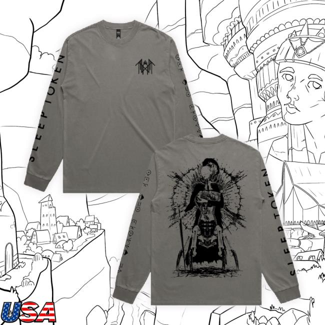 Official Sleep-Token Merch Store Are You Really Okay? Sweaters – Faded Grey Sleep-Token Shop