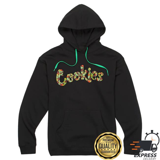 Official Cookies Merch Store Original Logo Duck Camo Hoody Black