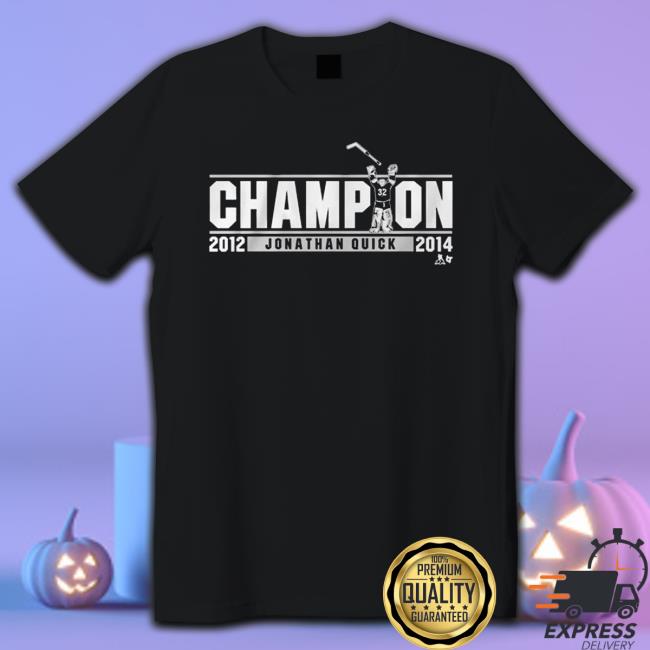 Jonathan Quick Champion 2012 2014 Shirt