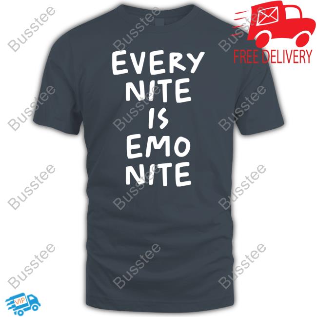 Charlie And Grace Wearing Every Nite Is Emo Nite Sweatshirt
