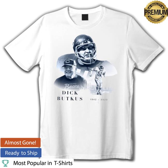 Official Dick Butkus Chicago Football Hoodie