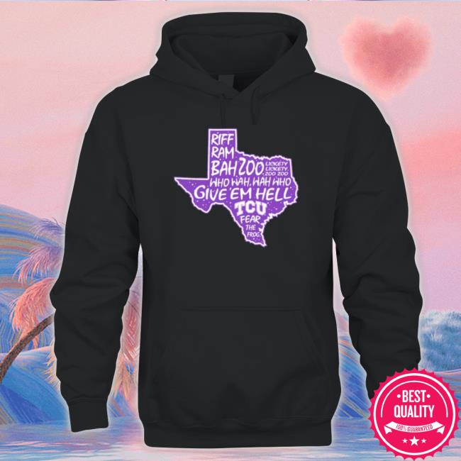 Tcu Horned Frogs Riff Ram Bah Zoo Hooded Sweatshirt