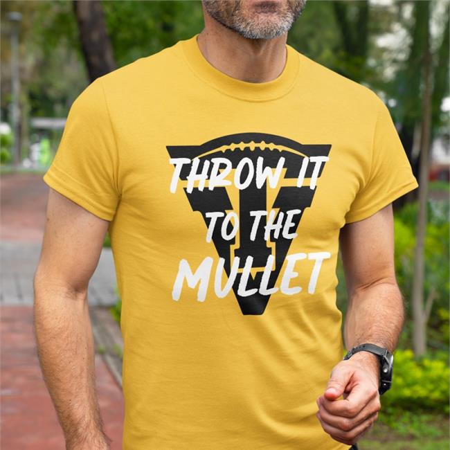 Travis Vokolek Throw It To The Mullet Hooded Sweatshirt Official Store Of Travis Vokolek