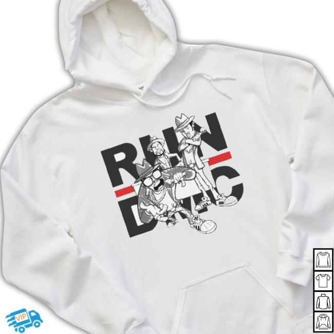 Cartoon Fanart Run Dmc Rap Band Hoodie