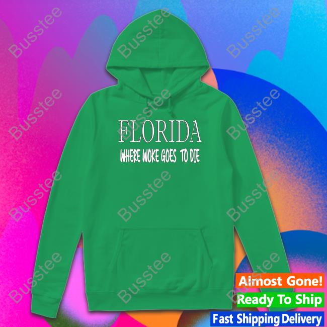Florida Where Woke Goes To Die Hoodie Irishpeachbackup