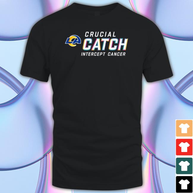 Los Angeles Rams Crucial Catch Intercept Cancer 2023 Sweater Los Angeles Rams Crucial Catch Intercept Cancer 2023 Sweatshirts