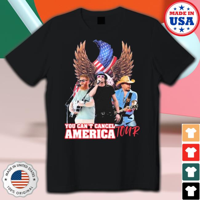 Jason Kid Rock And Oliver Anthony’S You Can’T Cancel America Tour 2023 T Shirt