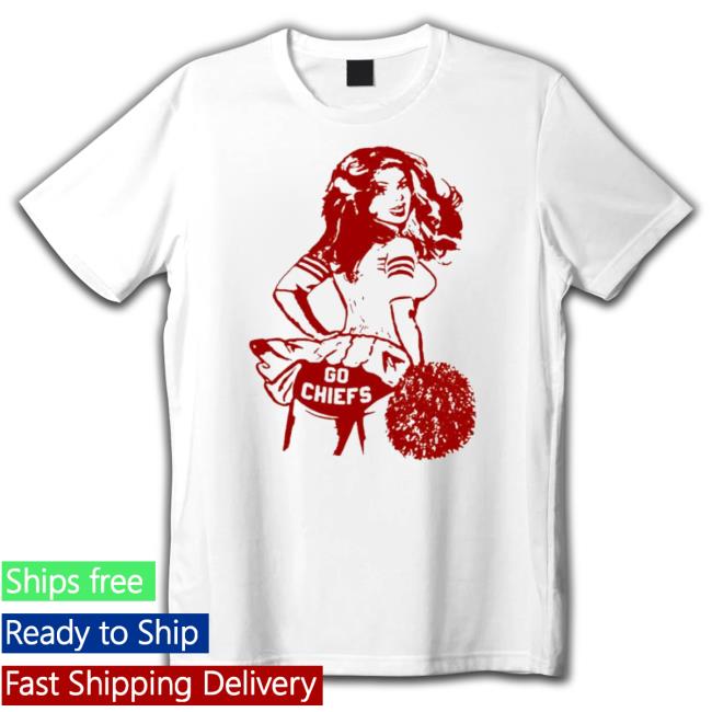 Go Chiefs Cheerleader Long Sleeve Shirt