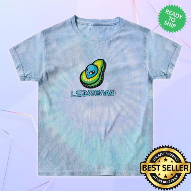 Official Lsdream Music Shop Lsdream - Kids Avocado Tie Dye Hoodie Lsdream Music Store Merch