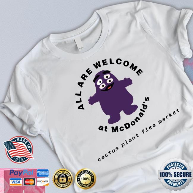 Official Cactus Plant Flea Market X Mcdonald’S Grimace shirt