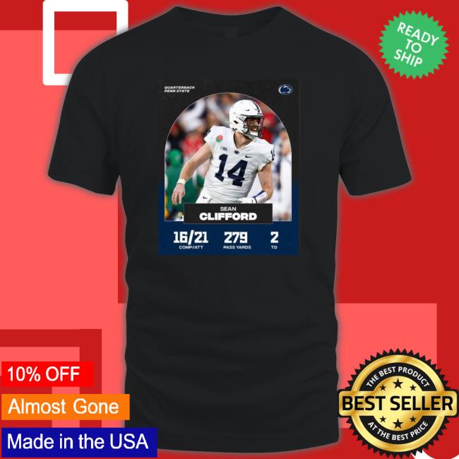 Sean Clifford Penn State 279 Pass Yards 2 Td 2022 Season Tee