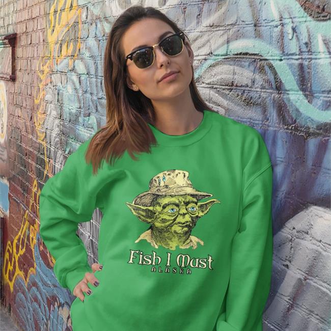 Star Wars Yoda Funny Fishing Alaska Tee Shirts