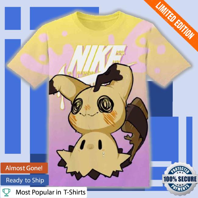 Cartoon Anime Gift For Mimikyu Pokemon Fan Nk 3D T-Shirt ,All Over 3D Printed Tee Shirt