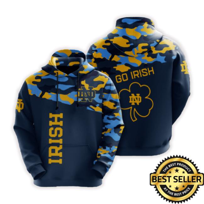 Notre Dame Fighting Irish American Football 3D All Over Print T-Shirt