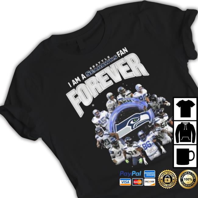 Funny I Am A Seattle Seahawks Fan Forever Signatures 2023 Sweater