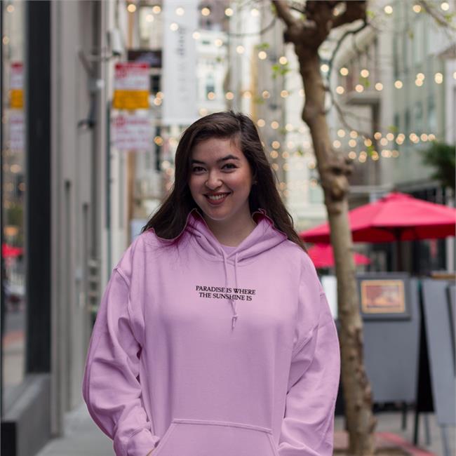 Selena Gomez Paradise Is Where The Sunshine Is Sweatshirt White