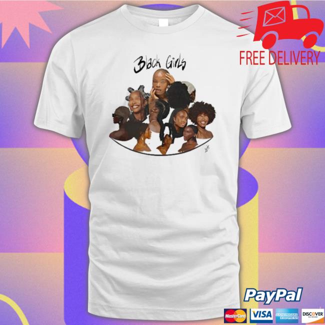 Smard Art Shop Black Girls Sand Shirt