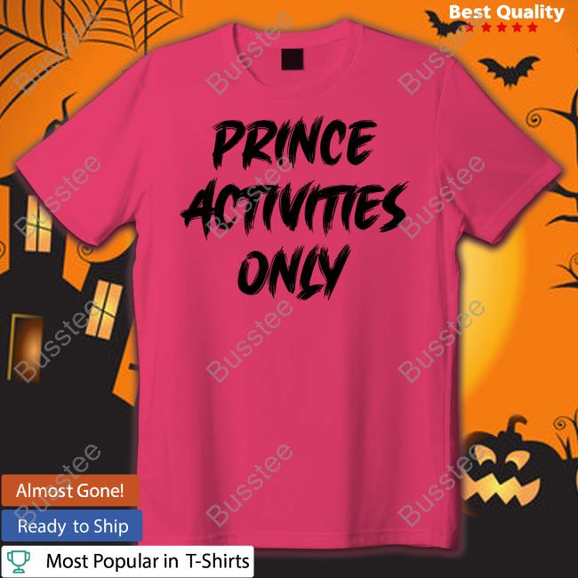 Malik Bazille Wearing Prince Activities Only T Shirt