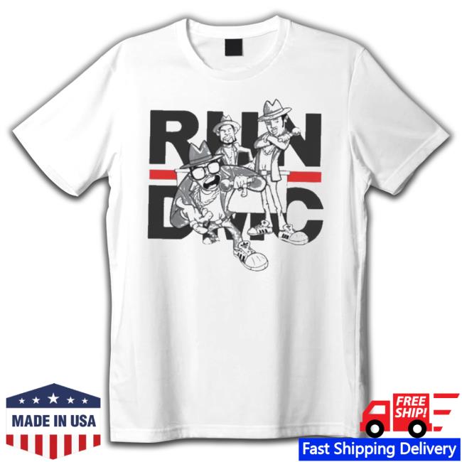 Cartoon Fanart Run Dmc Rap Band shirt Cartoon Fanart Run Dmc Rap Band Classic Shirt