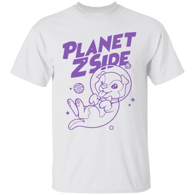 Lauren Z Side Merch Planet Zside Hoodie white T Shirt