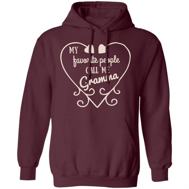 My Favorite People Call Me Grandma Shirt My Favorite People Call Me Grandma Shirt