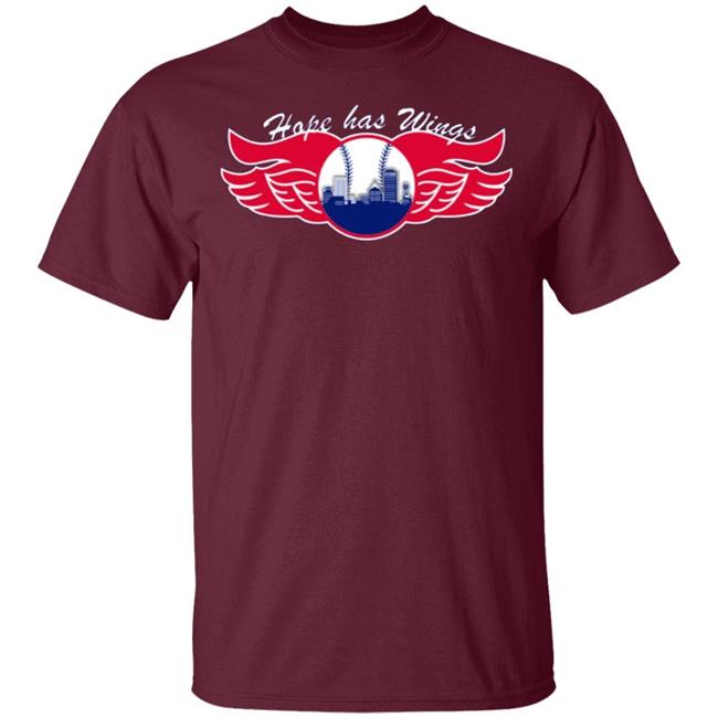 Hope Has Wings Shirt Royal Rochester Red Wings Hope Has Wings Shirt Royal Rochester Red Wings