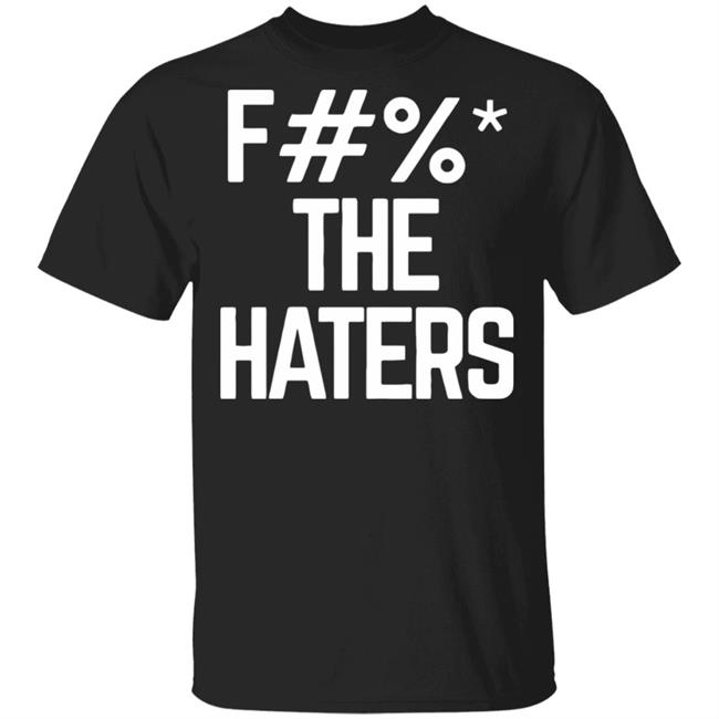 f the haters ria merch black hoodie t shirt