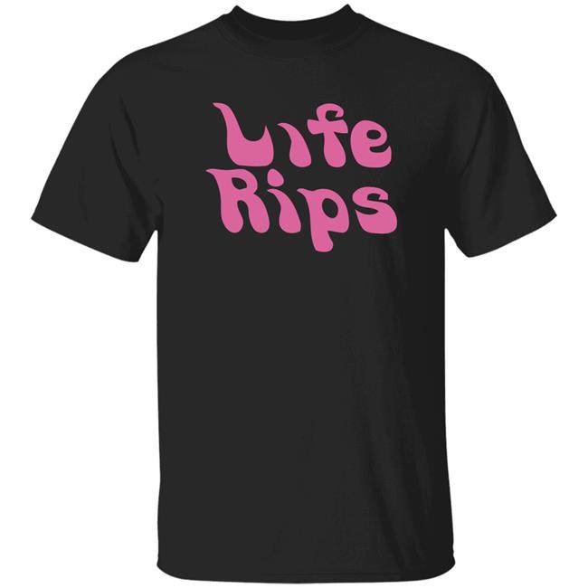 Life Rips White Black hoodie
