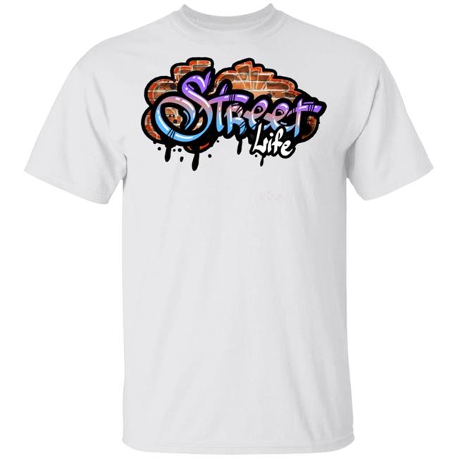 street life shirt white hoodie t shirt
