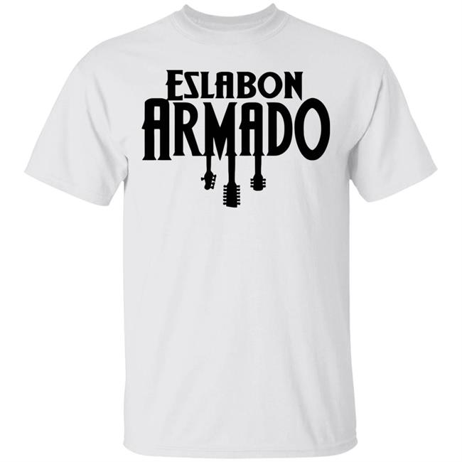 eslabon armado merch t shirt white hoodie sweatshirt