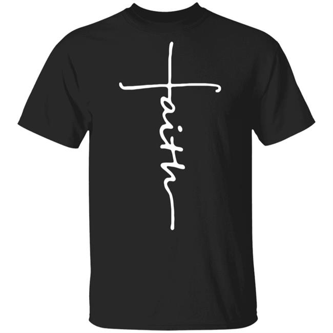 Faith T Shirt Black Hoodie Sweatshirt