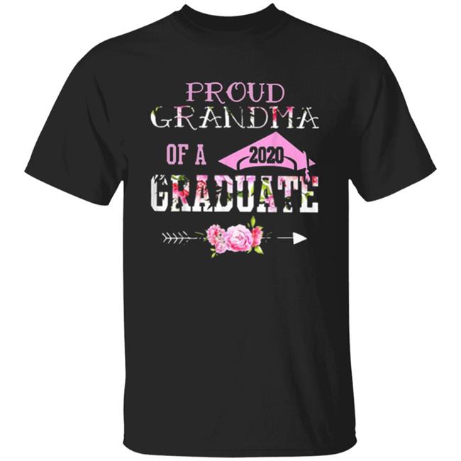 Proud Grandma Of A 2020 Graduation Class T Shirt